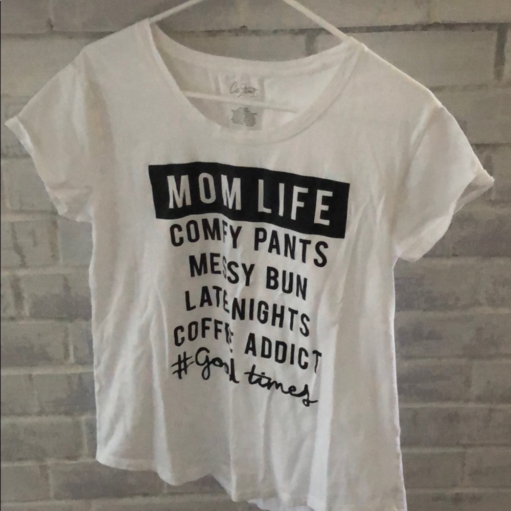 Mom life graphic t